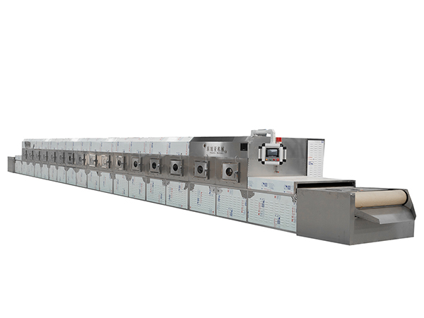 小麥胚芽、麥麩微波烘干熟化設備